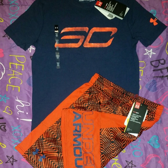 Under Armour Other - NEW~ BOYS SMALL STEPHEN CURRY UNDER ARMOUR OUTFIT